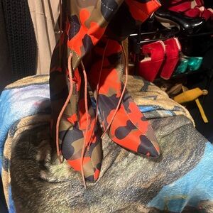 Camo booties
